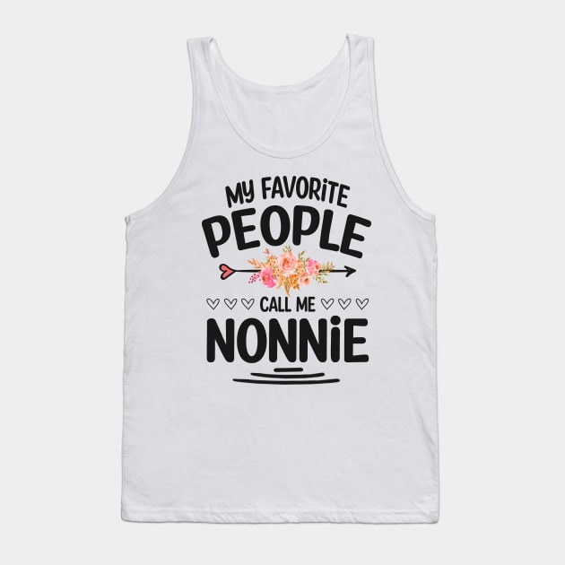 My favorite people call me nonnie Tank Top by Bagshaw Gravity